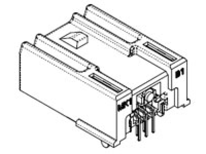 49616-0711 (0.80mm Pitch HSAutoLink™ Right Angle Header)