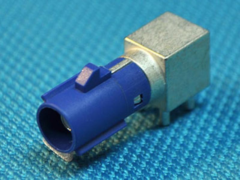 73404-0812 (50 Ohms, FAKRA/SMB Right-Angle PCB Jack Receptacle)