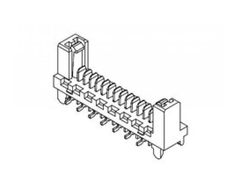 90816-0008 (Picoflex® Surface Mount Latched Vertical Header)