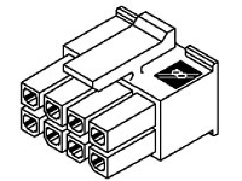 43025-0800 (Micro-Fit 3.0™ Receptacle Housing)