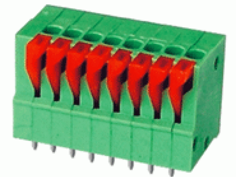 39700-0204 (2.50mm Pitch, Fixed-Mount Push-Button Terminal Block)