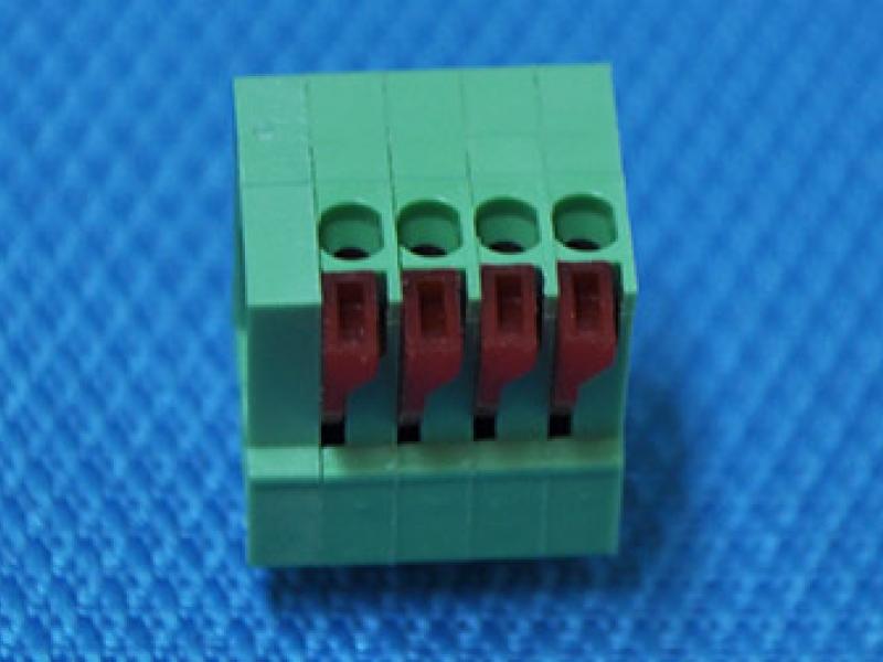 39700-0204 (2.50mm Pitch, Fixed-Mount Push-Button Terminal Block)