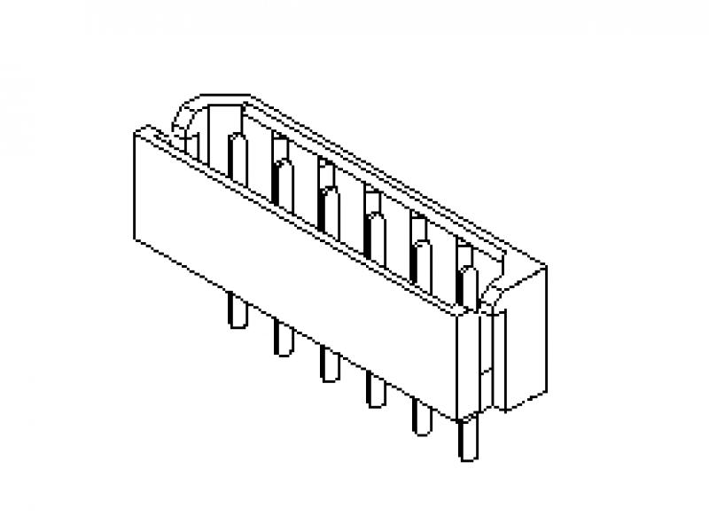 9999-0986 (2.50mm Pitch SPOX™ Wire-to-Board Header)