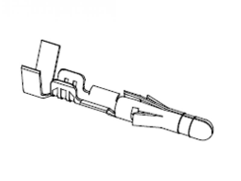 0209-2101 (2.36mm Diameter, Standard .093\ Pin and Socket Crimp Terminal)